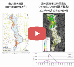 鬼怒川氾濫シミュレーション